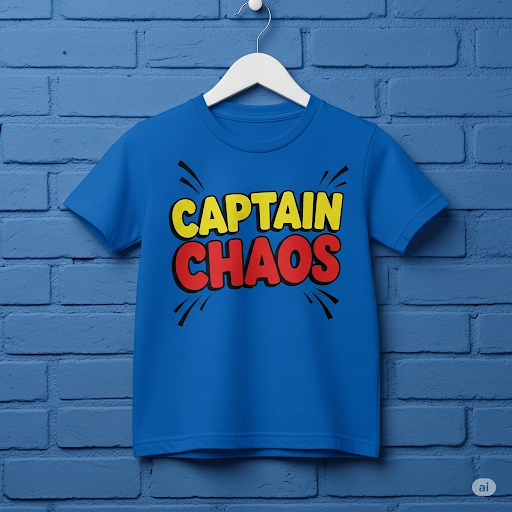 Captain Chaos T-Shirt organic or classic starting at $16.95